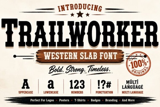 Trailworker Font